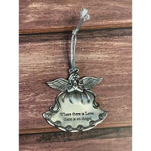 Gloria Duchin Ornament - Angel - Where There Is Love There Is An Angel- Roses